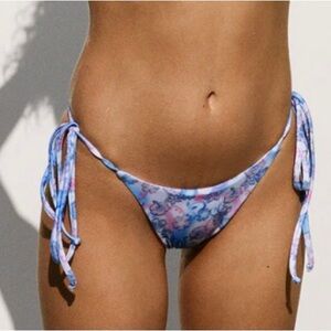 Frankies bikini Mackenzie Floral Shine Bikini Bottom